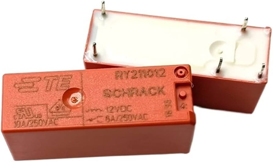 PCB Mount Power Relay 5VDC 12VDC Coil, 8A Switching Current, SPDT 5PIN