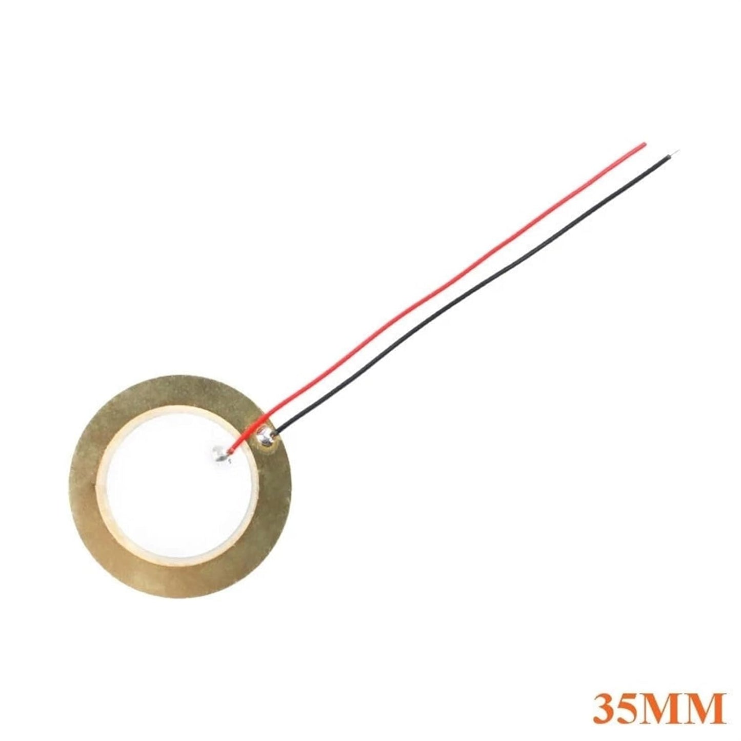 Piezo Ceramic Wafer Plate Sounder Sensor Dia 27MM/35MM for Buzzer Loudspeaker Wire