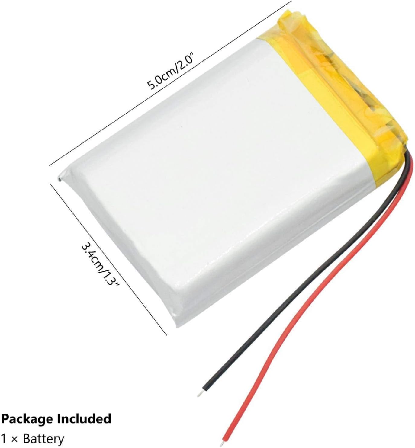 3.7V 2000mAh 103450 Lipo Battery Replacement li-ion Batteries Lithium Polymer Battery