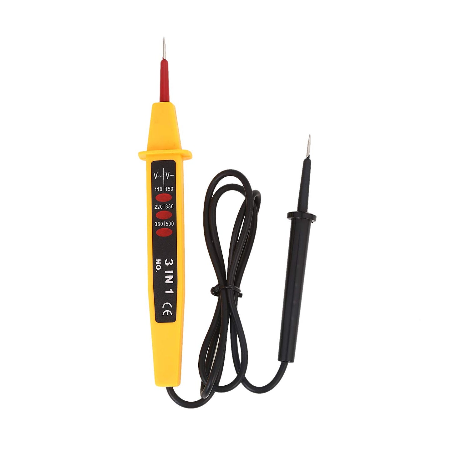 3-in-1 Voltage Tester - AC/DC Tester Pen Electrical Tester Kit Circuit Current Continuity Voltage Detector