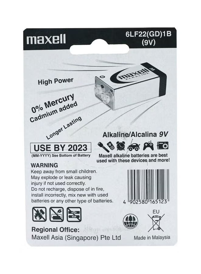 Alkaline 9V Battery Multicolour