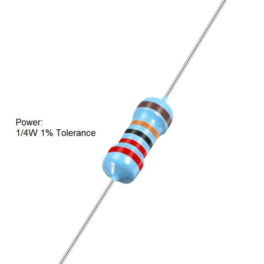 0R ~ 22M OHM Carbon Film Resistor 1/4W 0.25W 1%