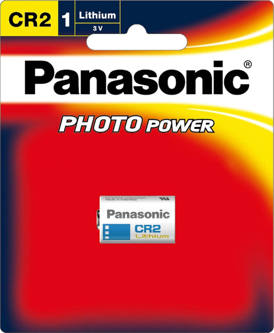 Panasonic CR2 Lithium 3V Battery - One Card