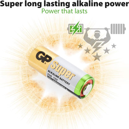 GP Super 23A 12V High Voltage Alkaline Battery (Pack of 5)