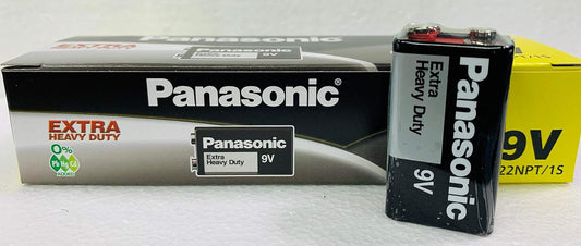 Panasonic Extra Heavy Duty 9V Battery - 12 Pieces