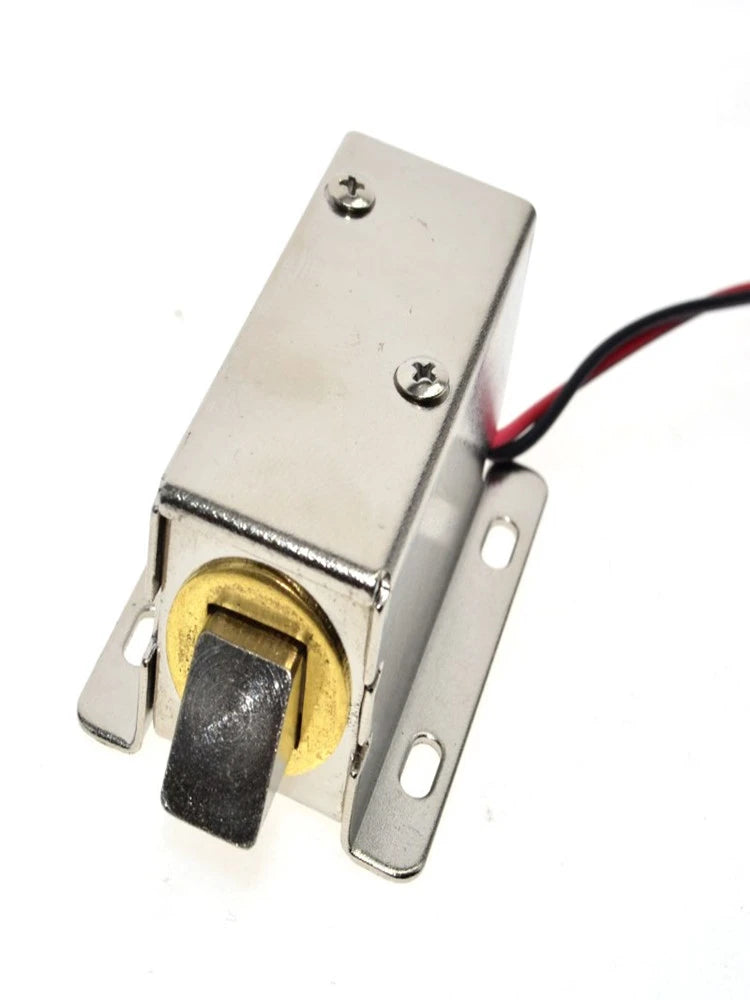 DC 12V Electric Solenoid Lock Tongue Upward Assembly for Door Cabinet Drawer