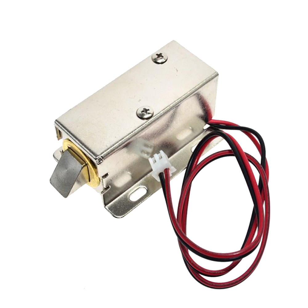 DC 12V Electric Solenoid Lock Tongue Upward Assembly for Door Cabinet Drawer