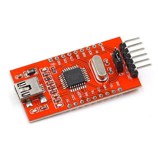 FT232RL FTDI USB 3.3V 5.5V to TTL Serial Adapter Module for Arduino FT232 Mini Port.