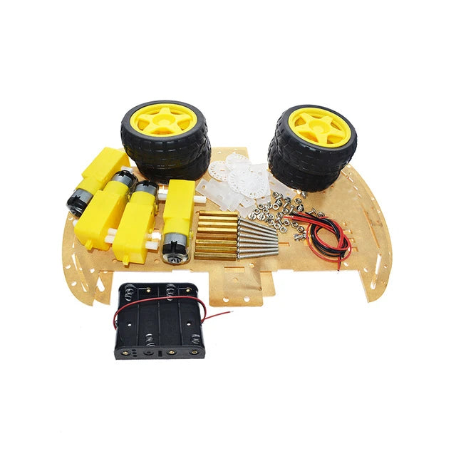 Arduino Robot 4WD Cars RC Remote Control Bluetooth Robotics Learning K ...