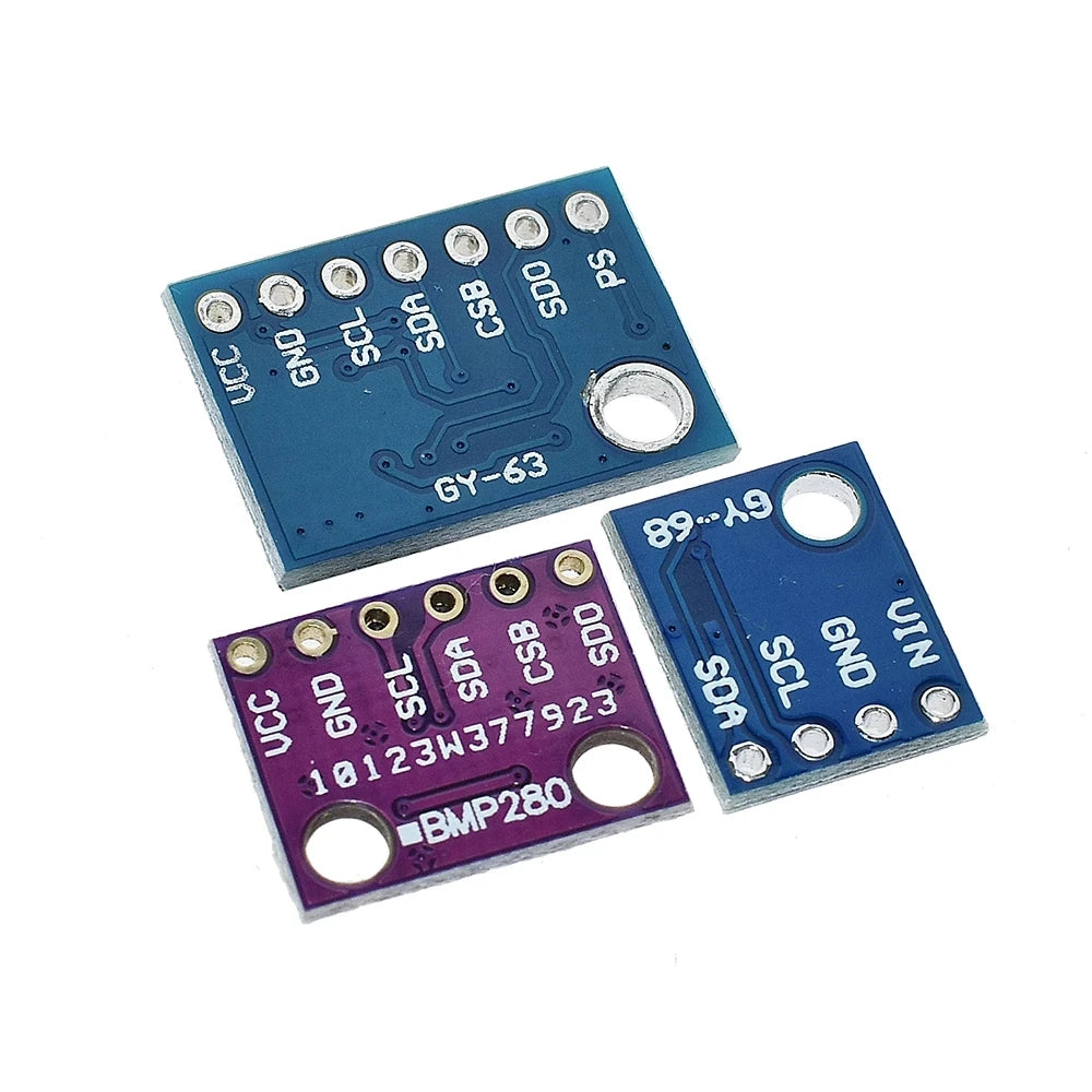 GY-68 GY-63 BMP180 BMP280 GY68 Digital Barometric Pressure Sensor Board Module compatible with BMP085 MS5611 For Arduino