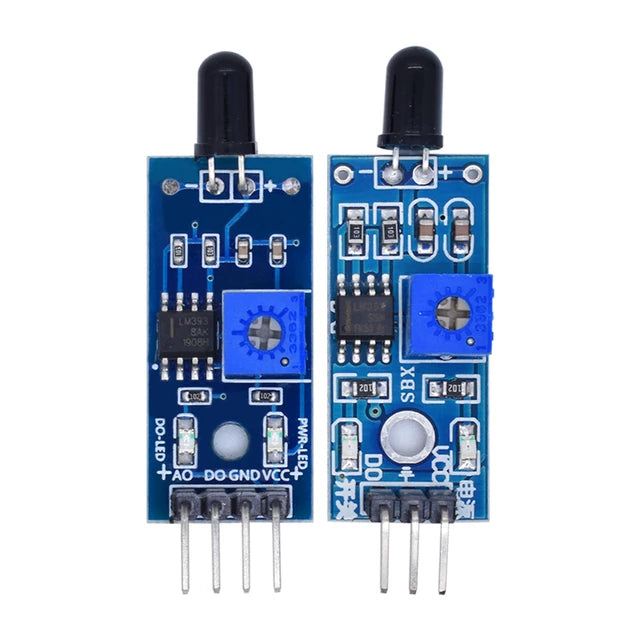 LM393 3 / 4 Pin IR Flame Detection Sensor Module Fire Detector Infrared Receiver Module for arduino Diy Kit