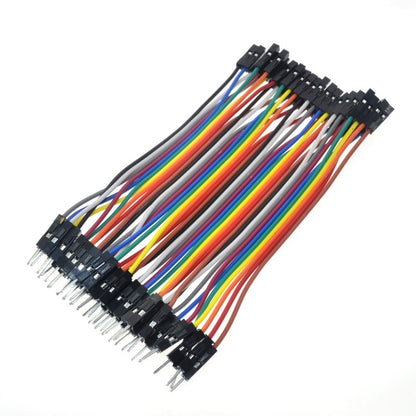 40pcs/lot 10cm 2.54mm 1pin jumper wire Dupont cable for Arduino