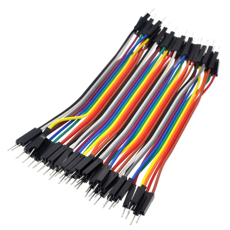 40pcs/lot 10cm 2.54mm 1pin cable dupont cable for Arduino