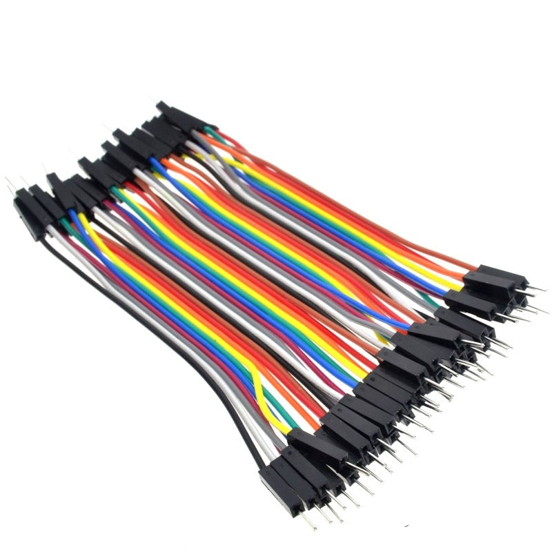 40pcs/lot 10cm 2.54mm 1pin cable dupont cable for Arduino