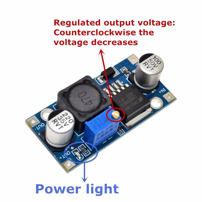 lm2596 LM2596S DC-DC 3-40V adjustable step-down power Supply module Voltage regulator 3A