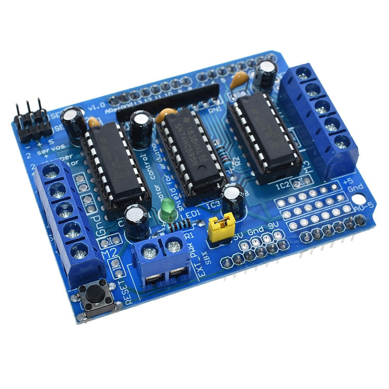 L293D محرك التحكم في محرك الدرع المحرك لوحة التوسع لدرع Arduino Motor Shield