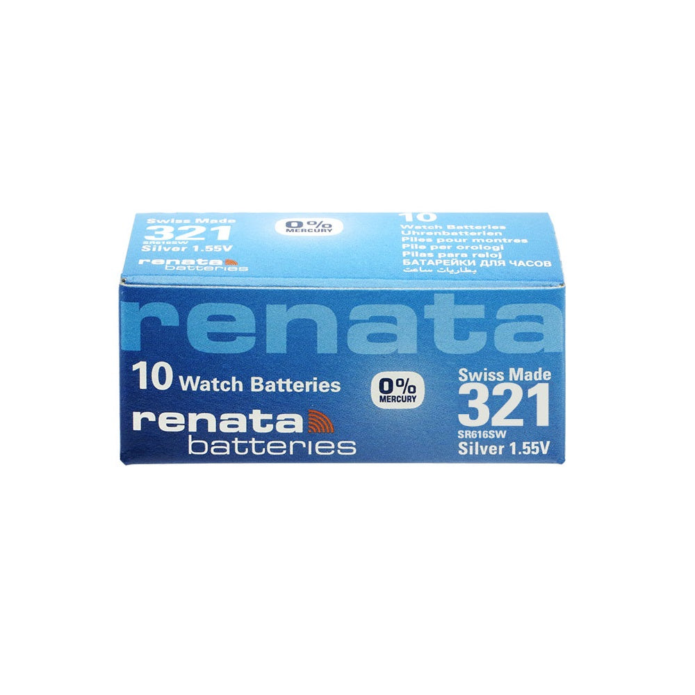 Renata Batteries Silver Oxide 1.55V – Pack of 10