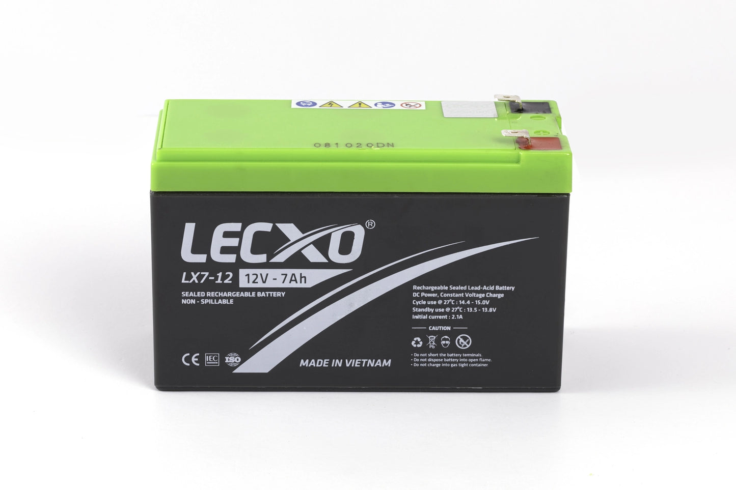 Lecxo Rechargeable Lead Acid Battery 12V 5~12Ah