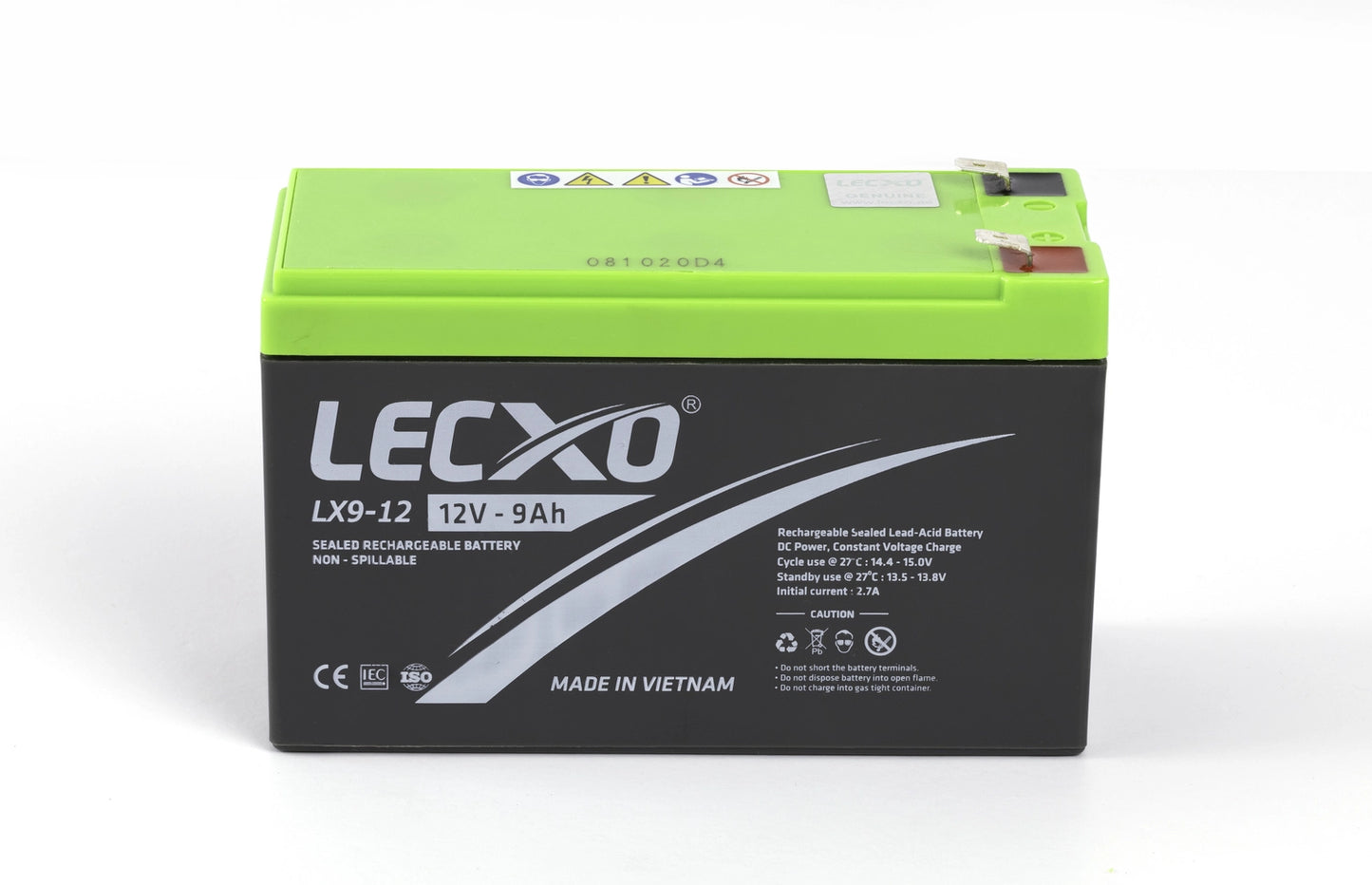 Lecxo Rechargeable Lead Acid Battery 12V 5~12Ah